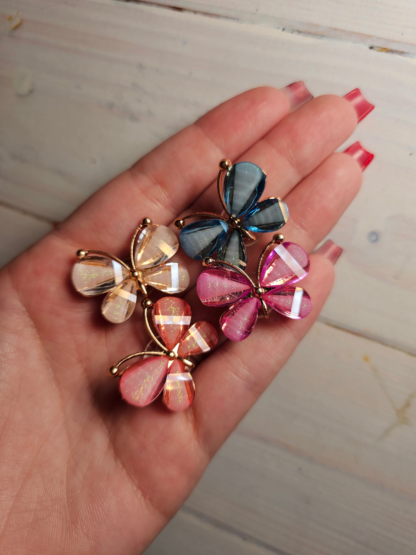 Metal bling shoe charms - new in