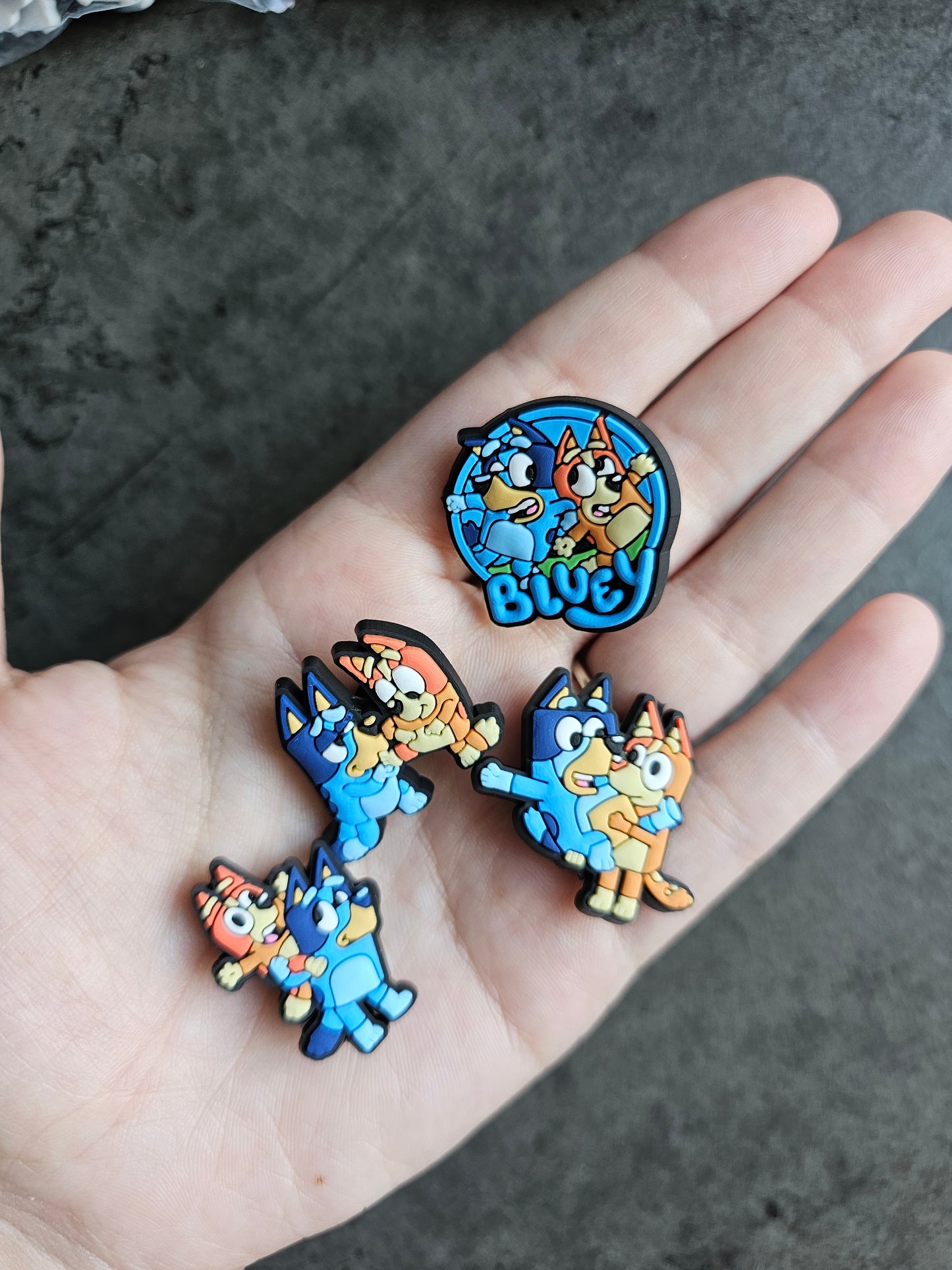 Bluey shoe charms