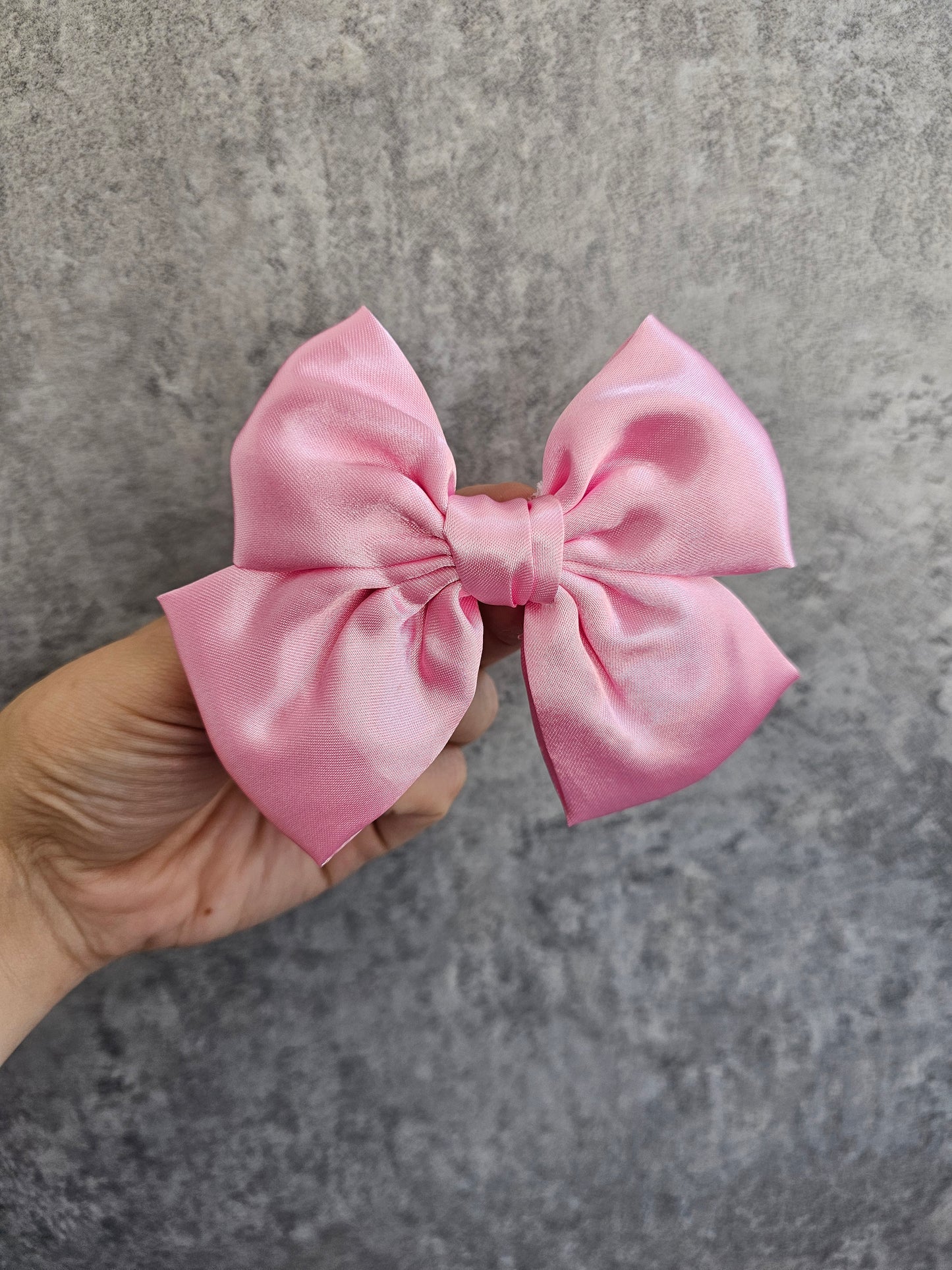 Plain satin shoe bows - COME IN A PAIR