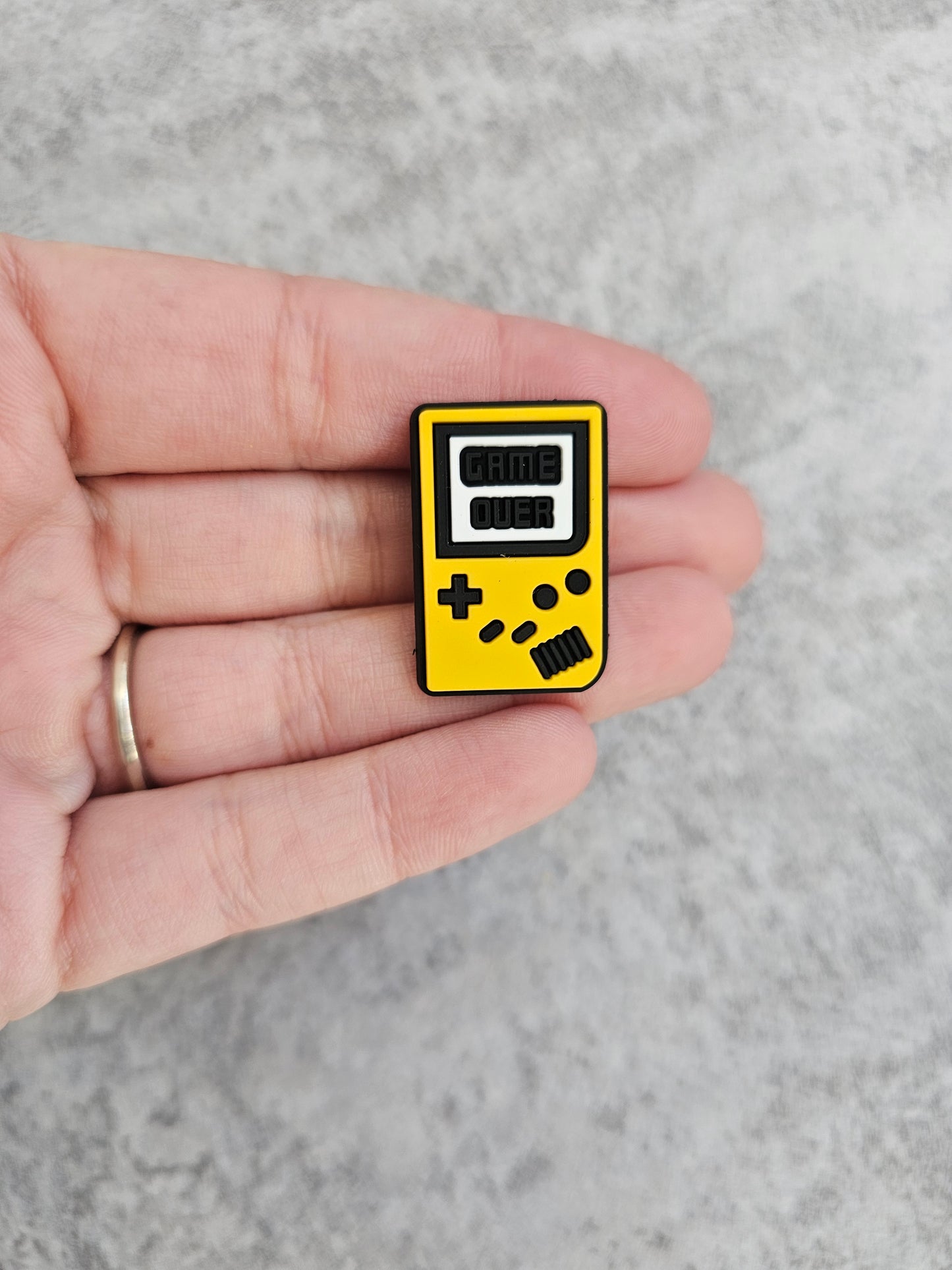 Game boy shoe charm