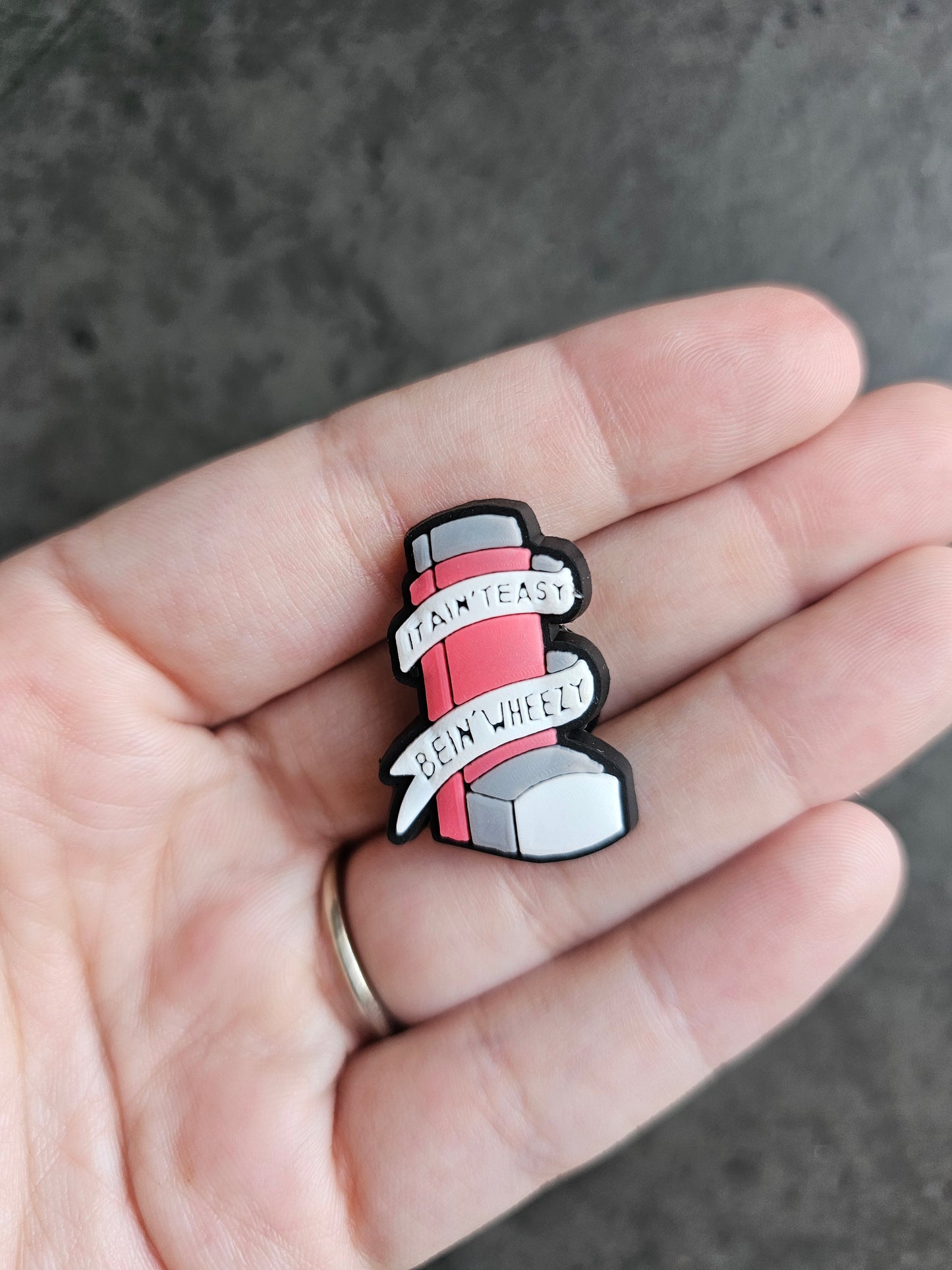 It aint easy being wheezy shoe charm