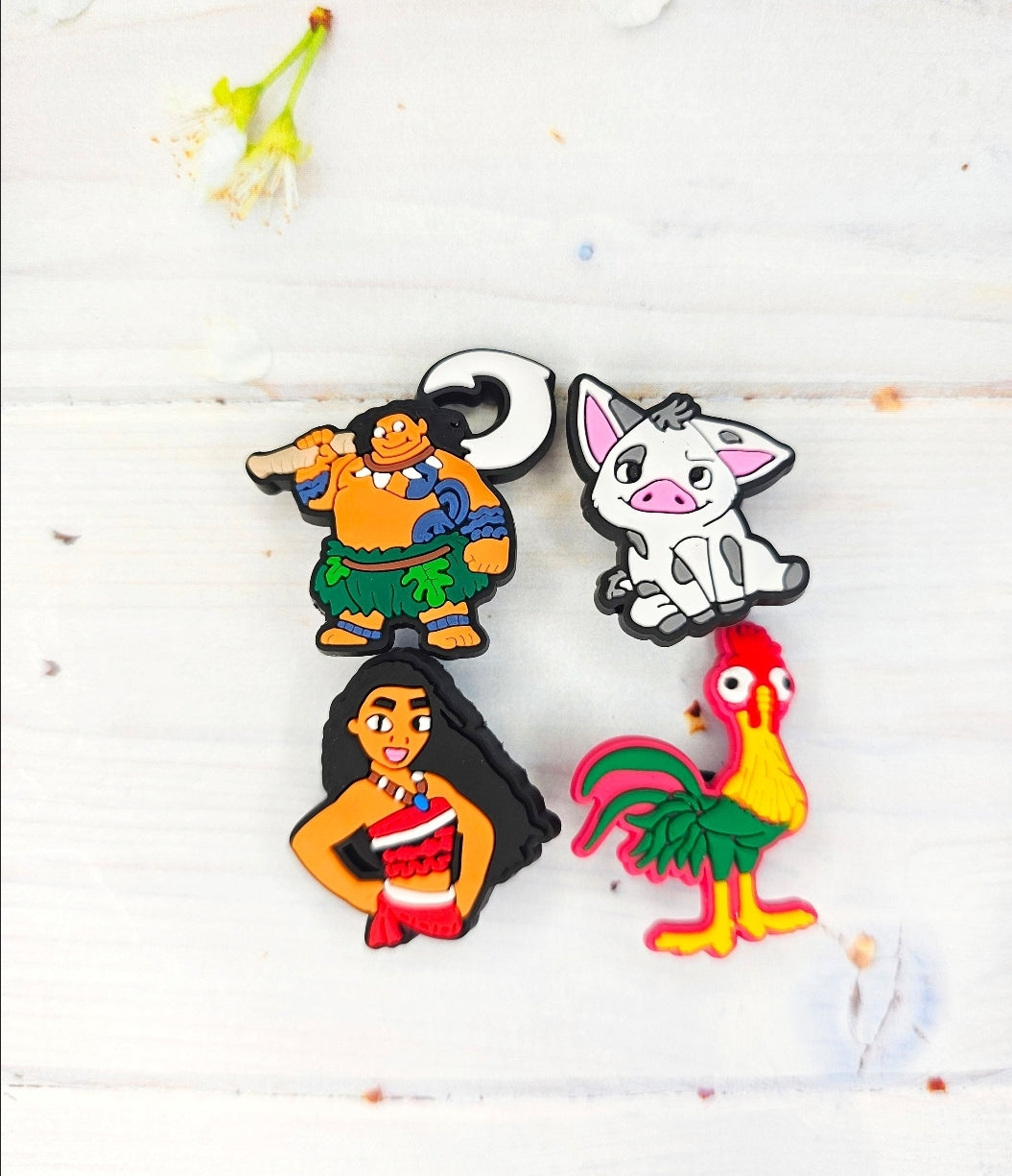 Moana shoe charms