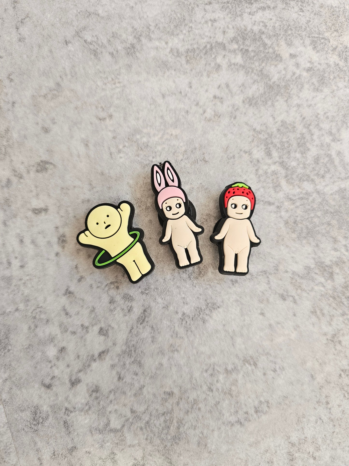 Sonny angel and smiski shoe charms