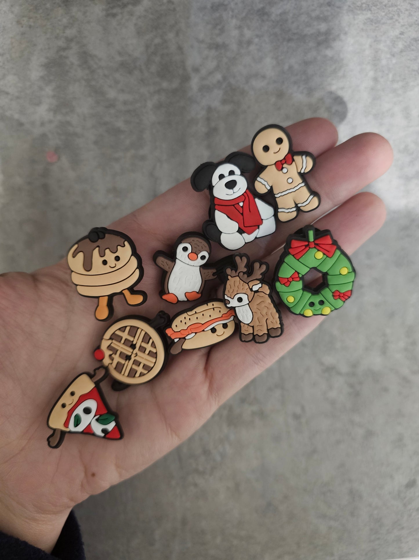 Jelly teddy shoe charms