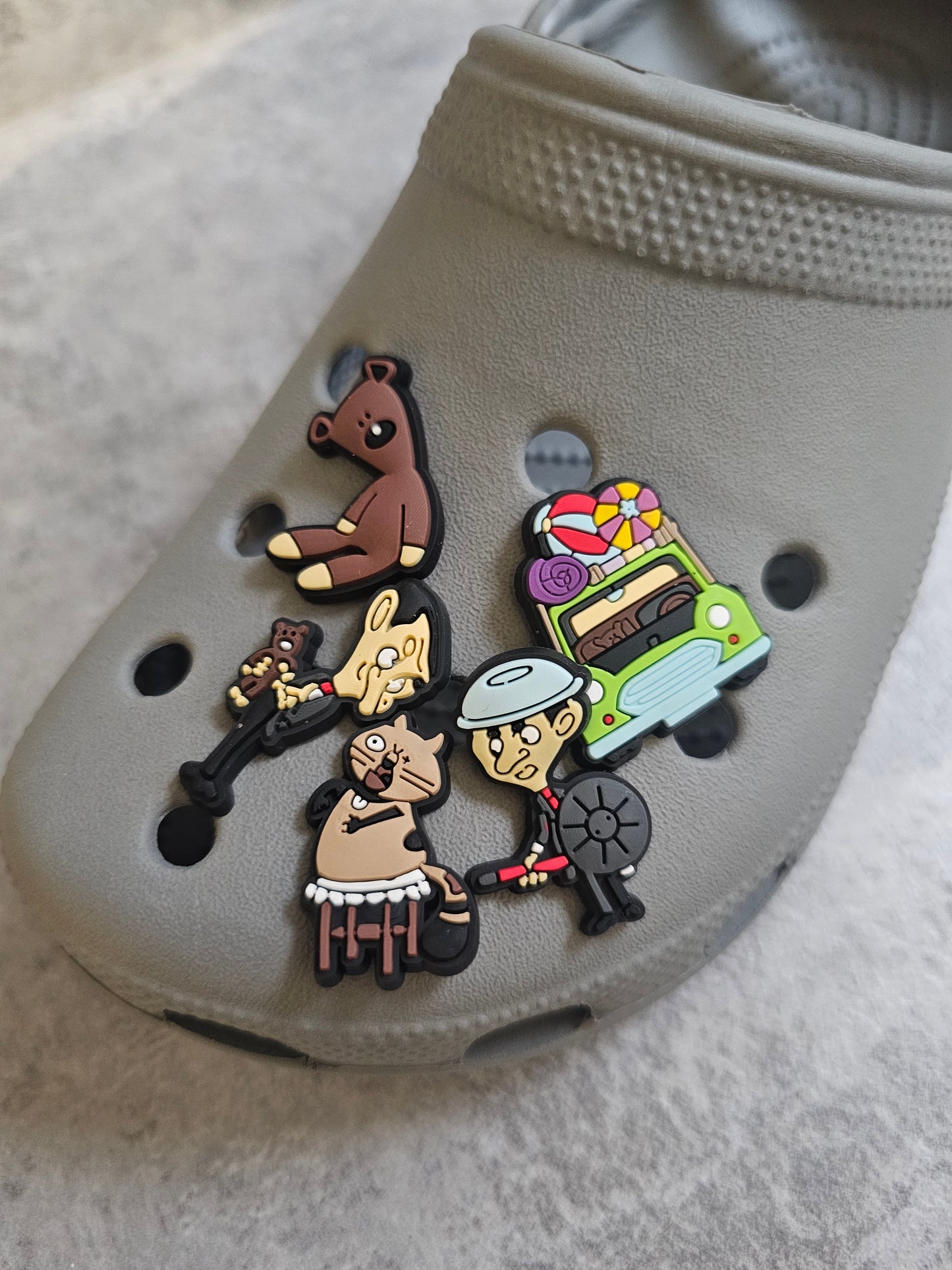 Mr. Beans shoe charms