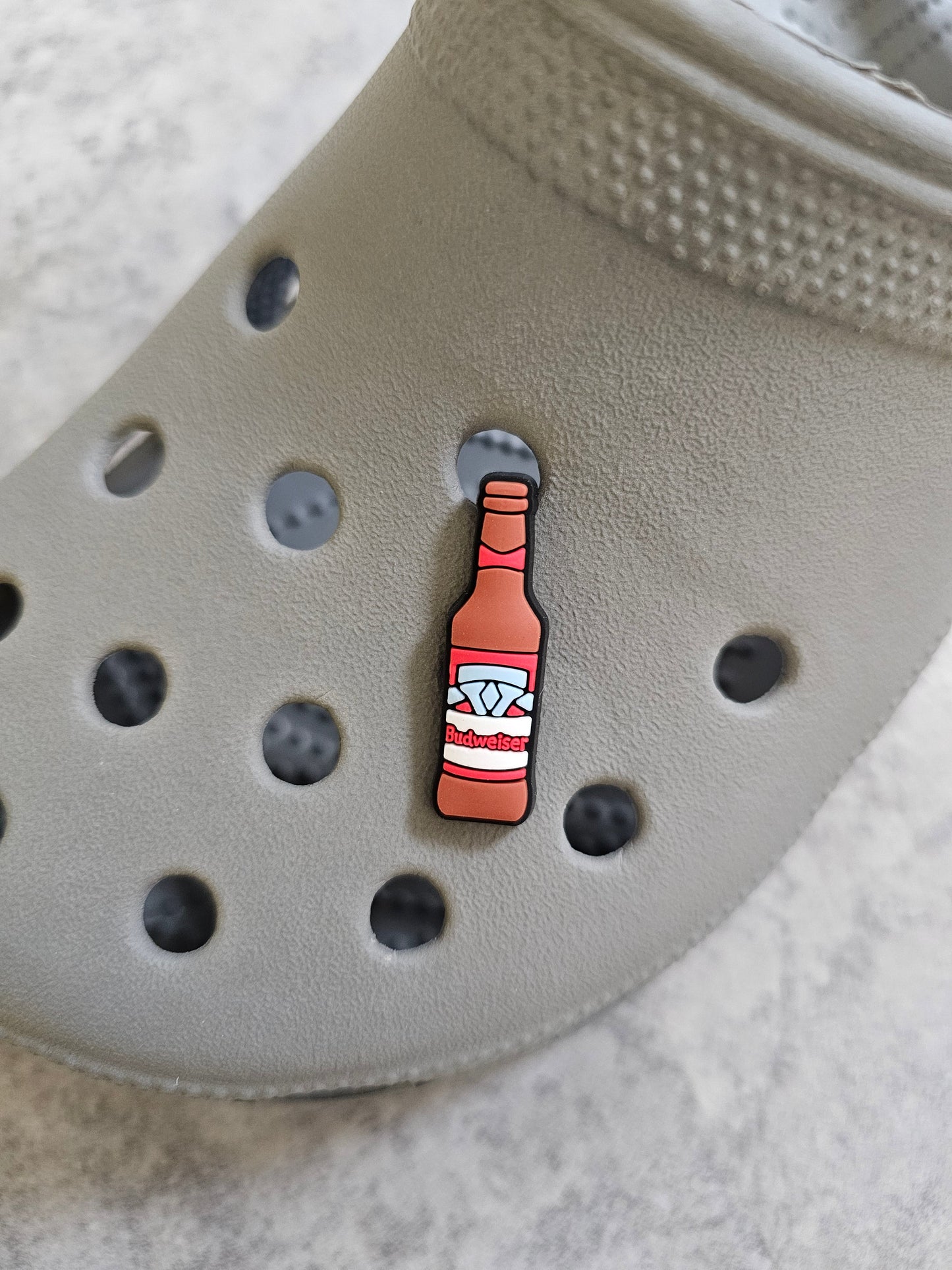 Bud beer drink shoe charm