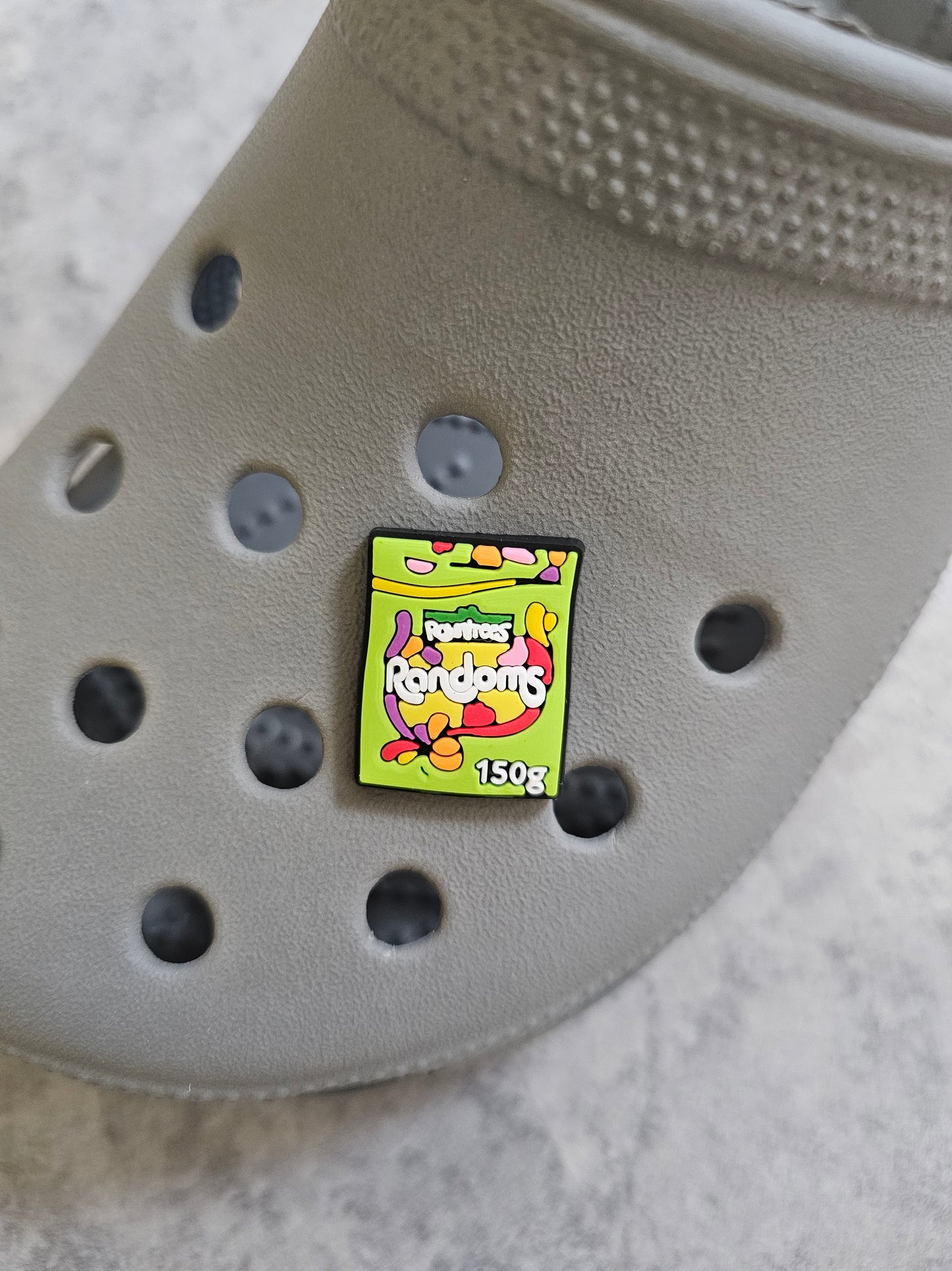 Random sweets shoe charm