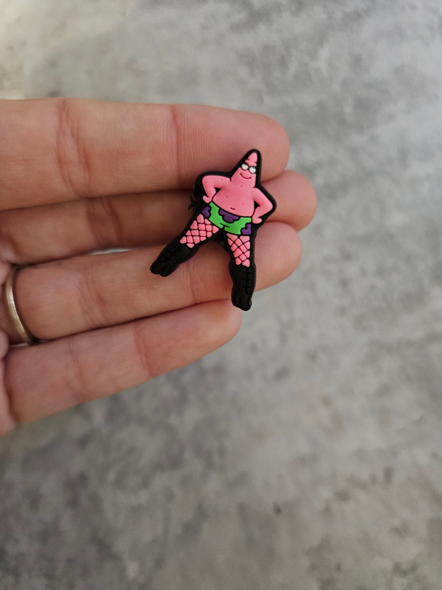 Starfish in boots shoe charm, funny, meme, shoe accessories, humour gift