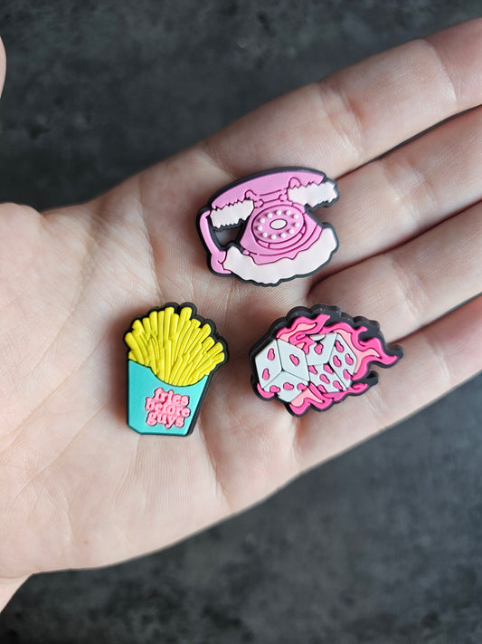 #3 girly shoe charms