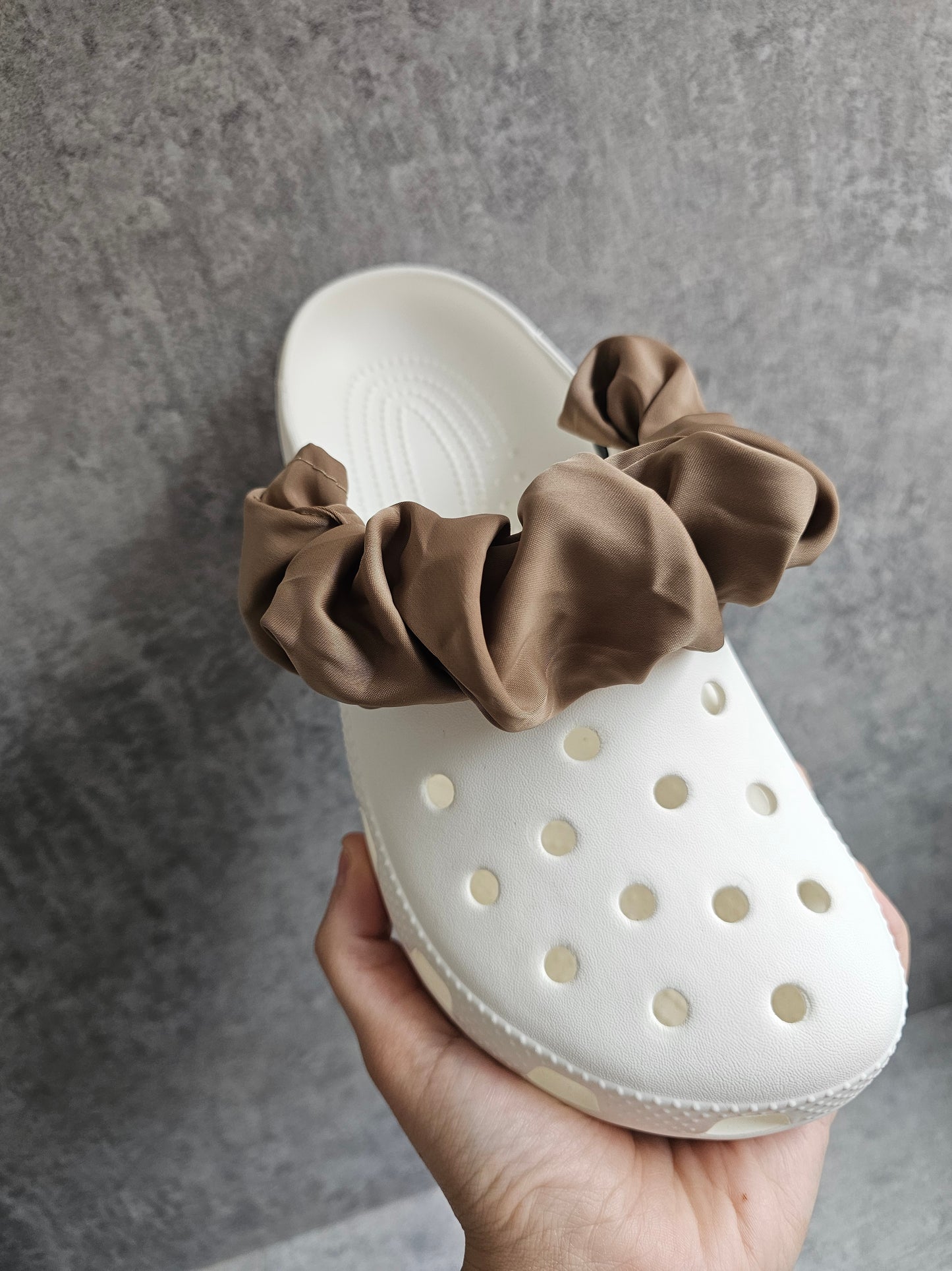 Luxury silk shoe strap covers - COME IN A PAIR