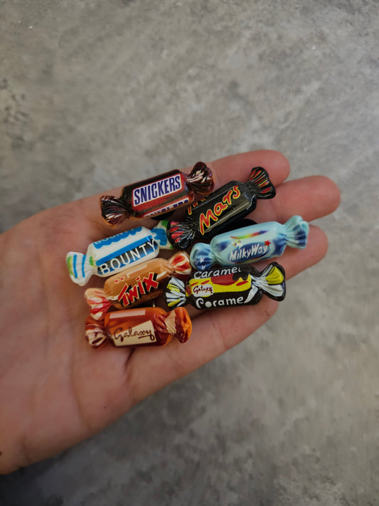 3D chocolate shoe charms