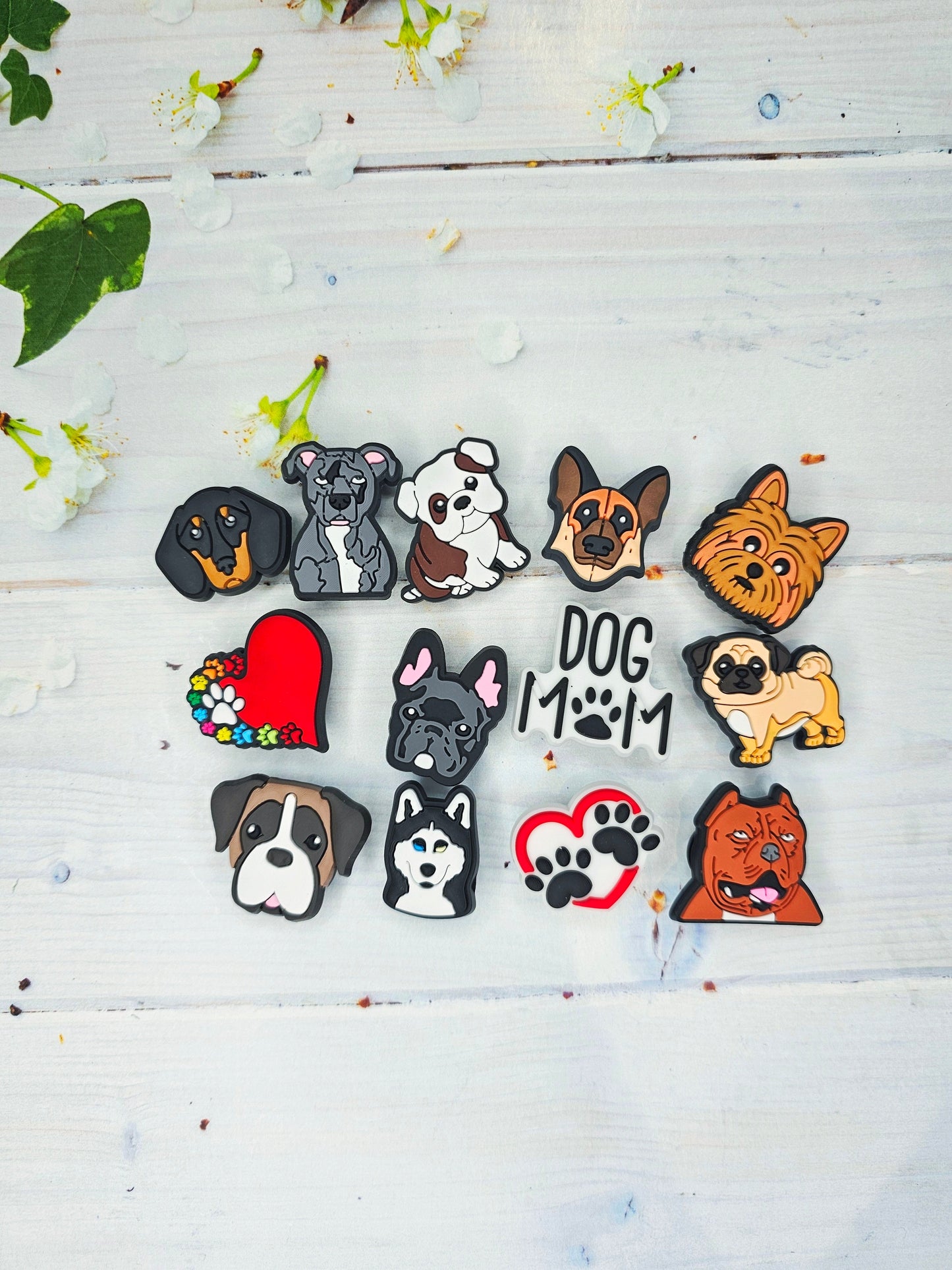Dog shoe charms, pets