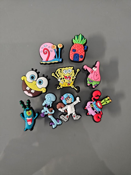 Spongebob shoe charms