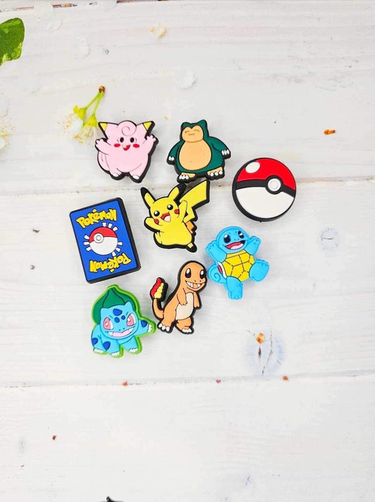 Pokémon shoe charms