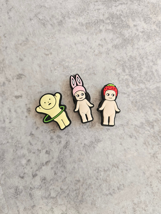 Sonny angel and smiski shoe charms