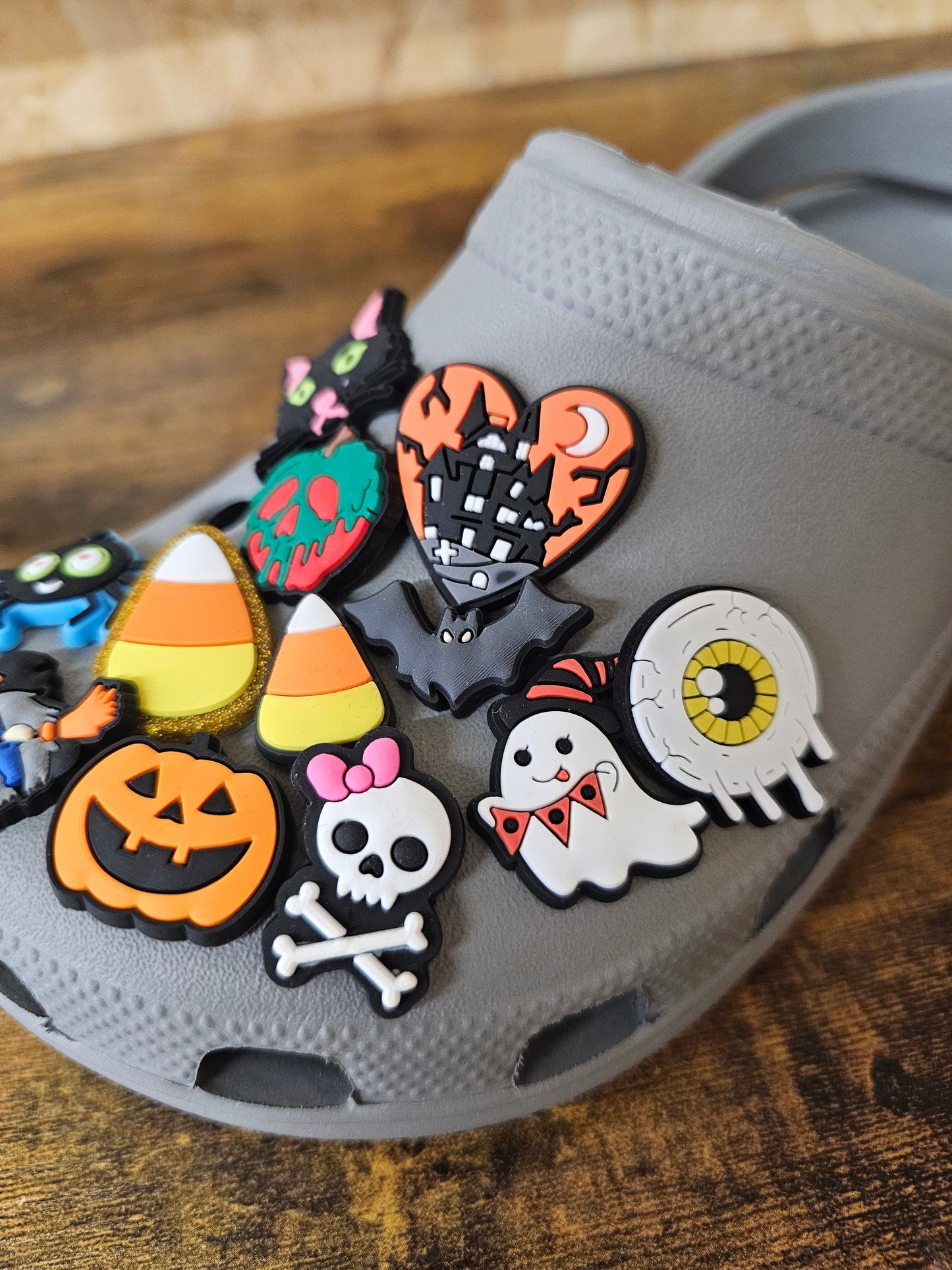 Halloween shoe charms