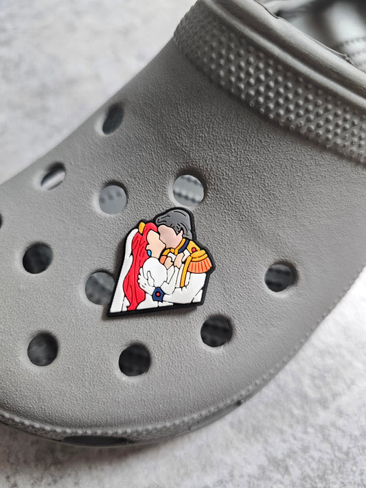 Ariel and prince shoe charm