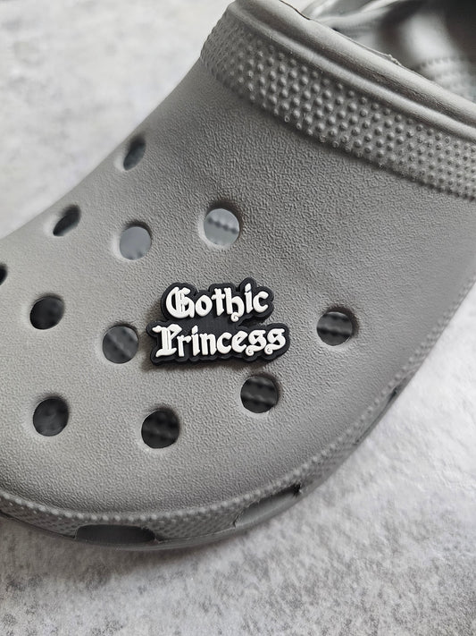 Gothic princess shoe charm