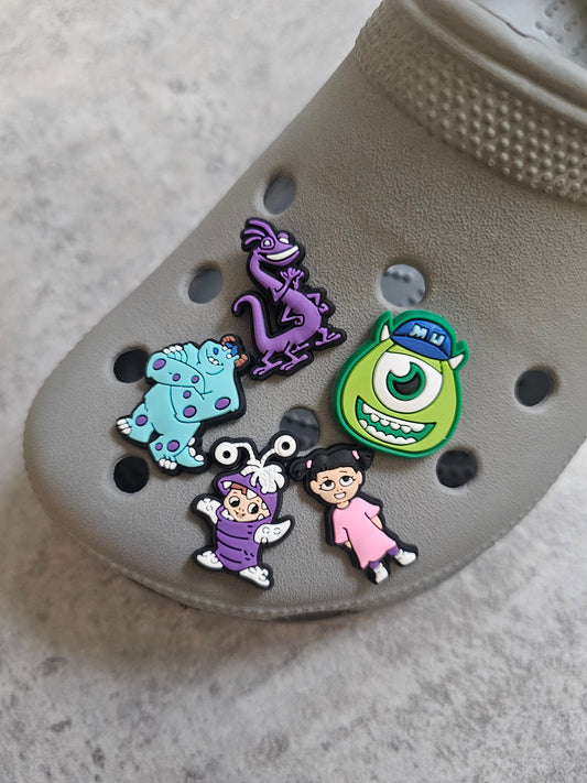 Monsters gang shoe charms