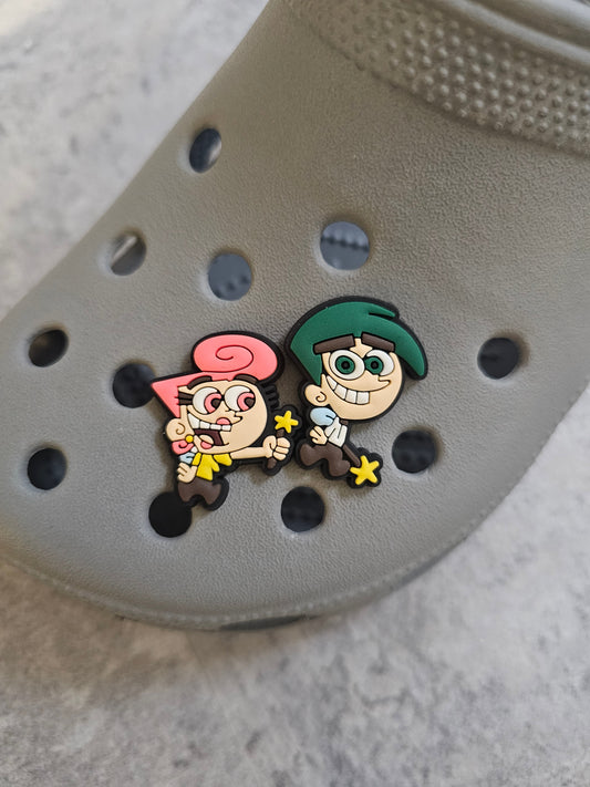 Odd fairy parents  shoe charms
