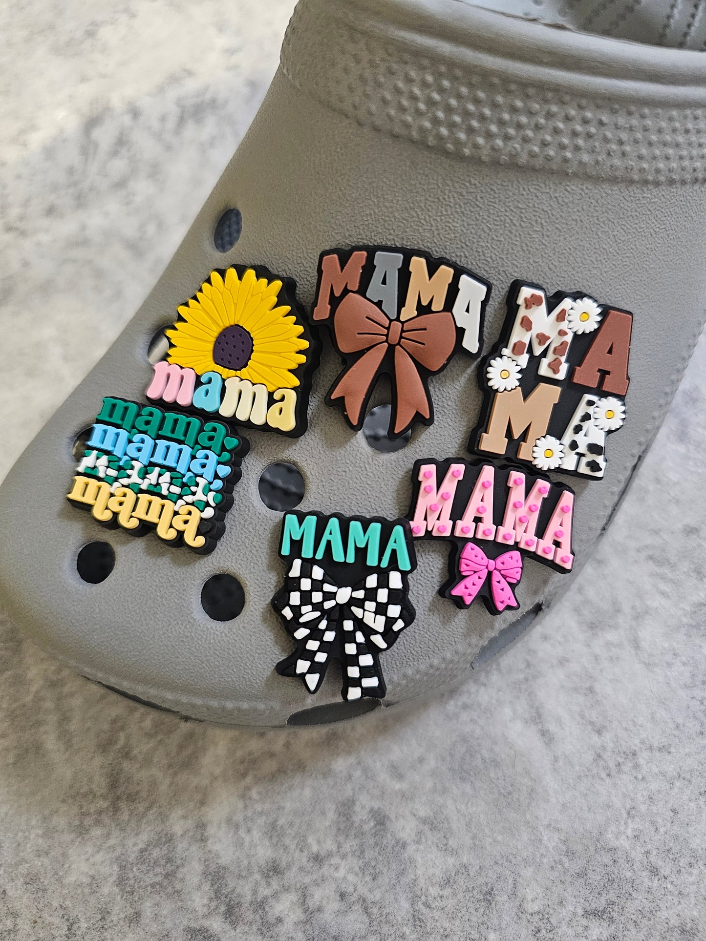 Mama shoe charms, mum, mother, family, gift