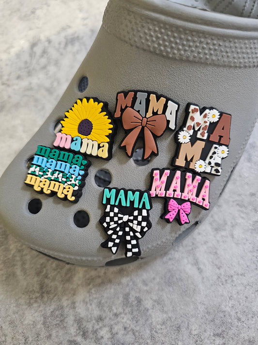 Mama shoe charms, mum, mother, family, gift