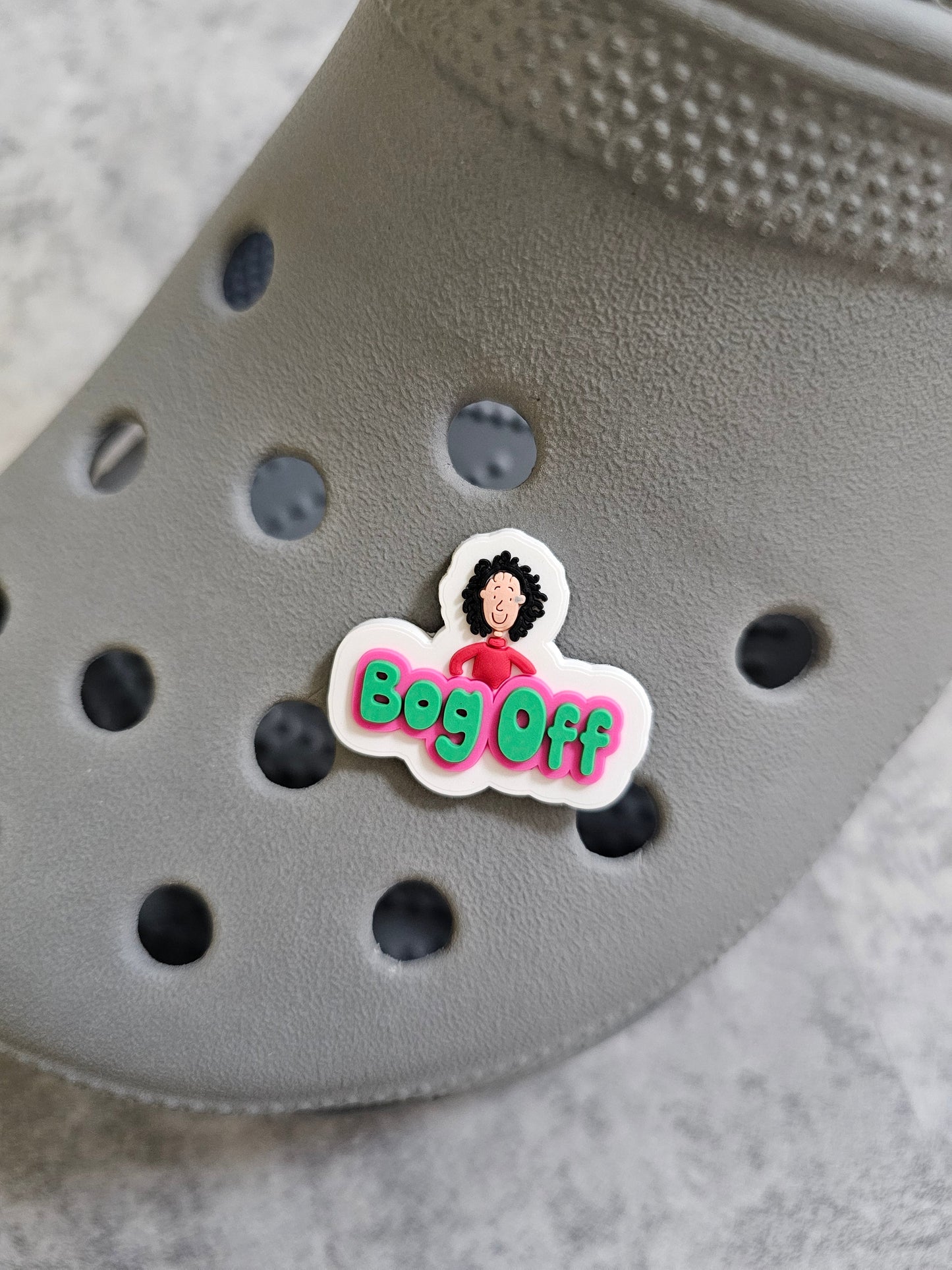 Boggoff throwback shoe charm, 90s