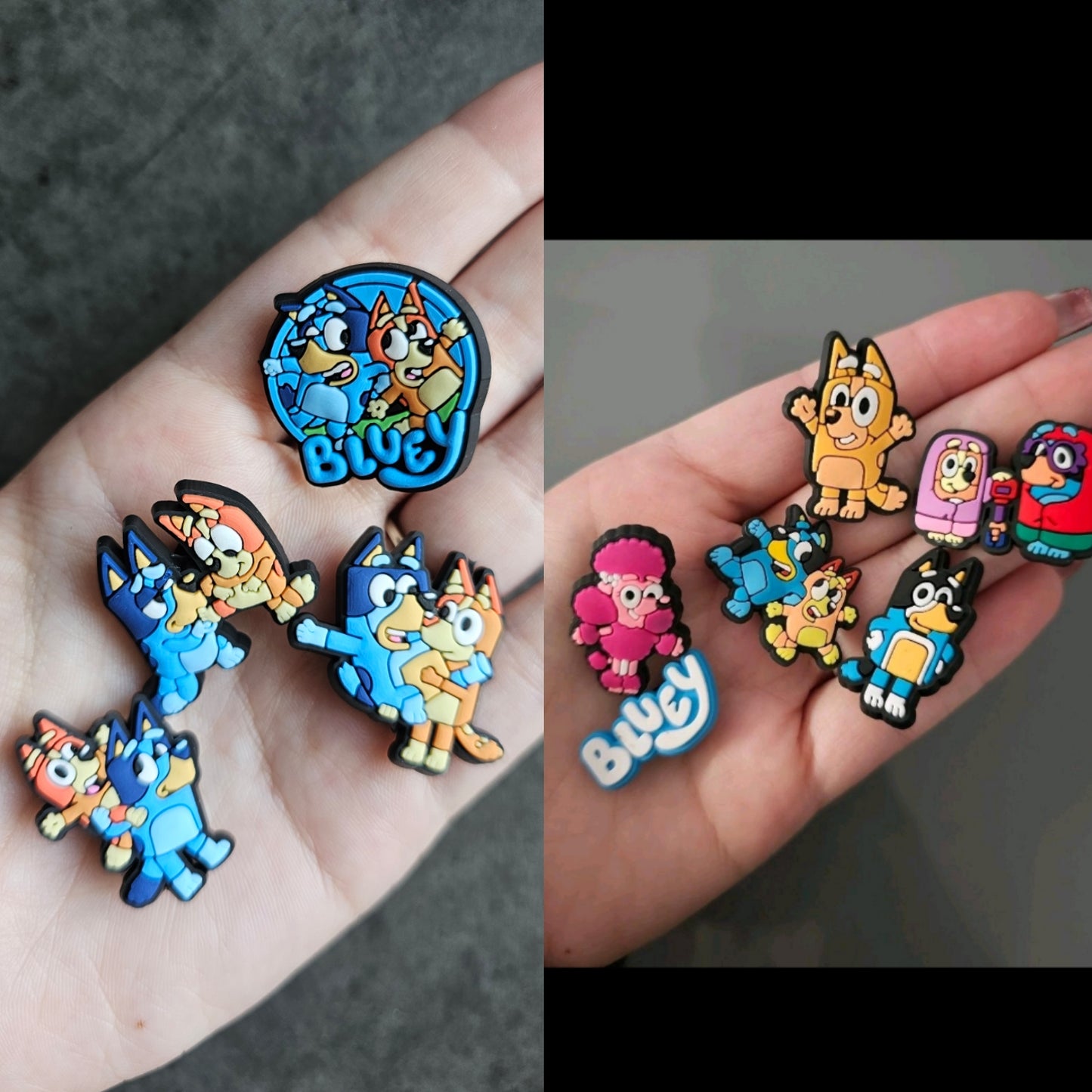 Bluey shoe charms