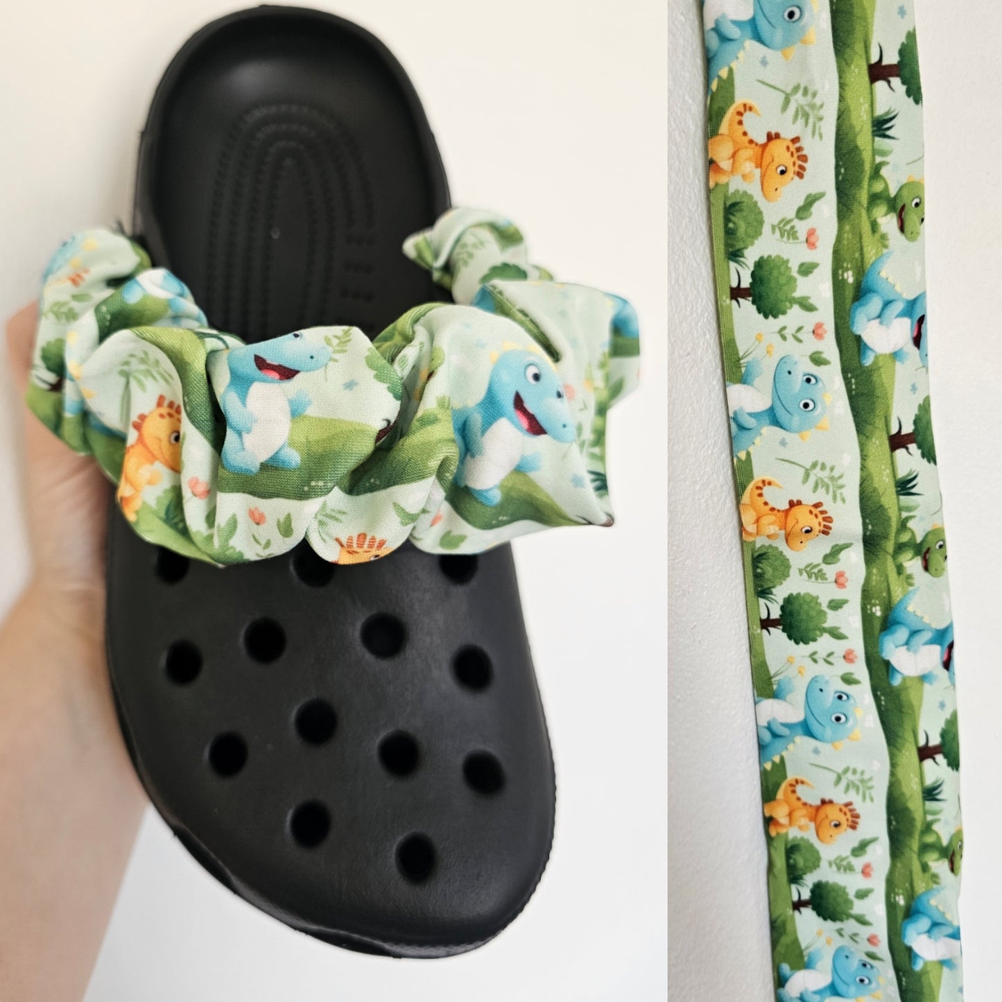 Childrens, animal and dinosaur print shoe strap covers- COME AS A PAIR