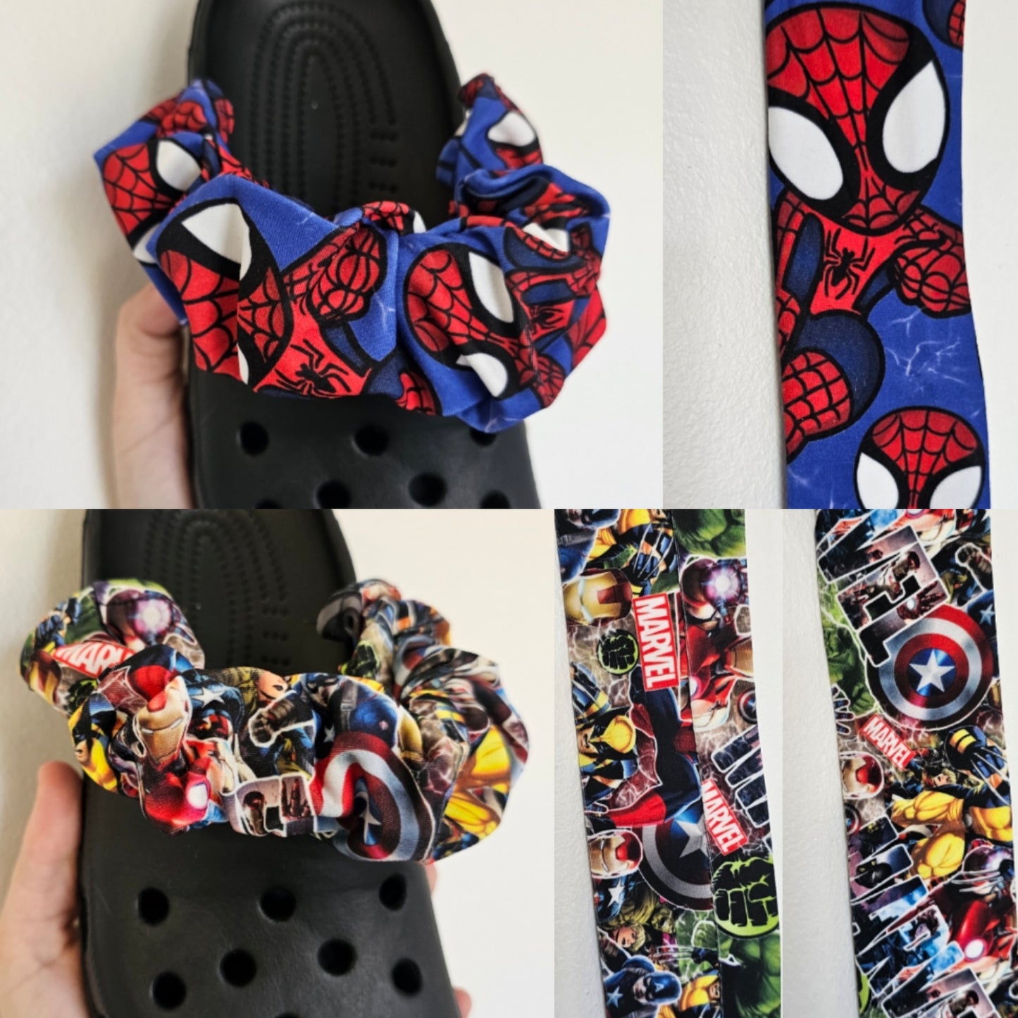 Super hero shoe strap covers
