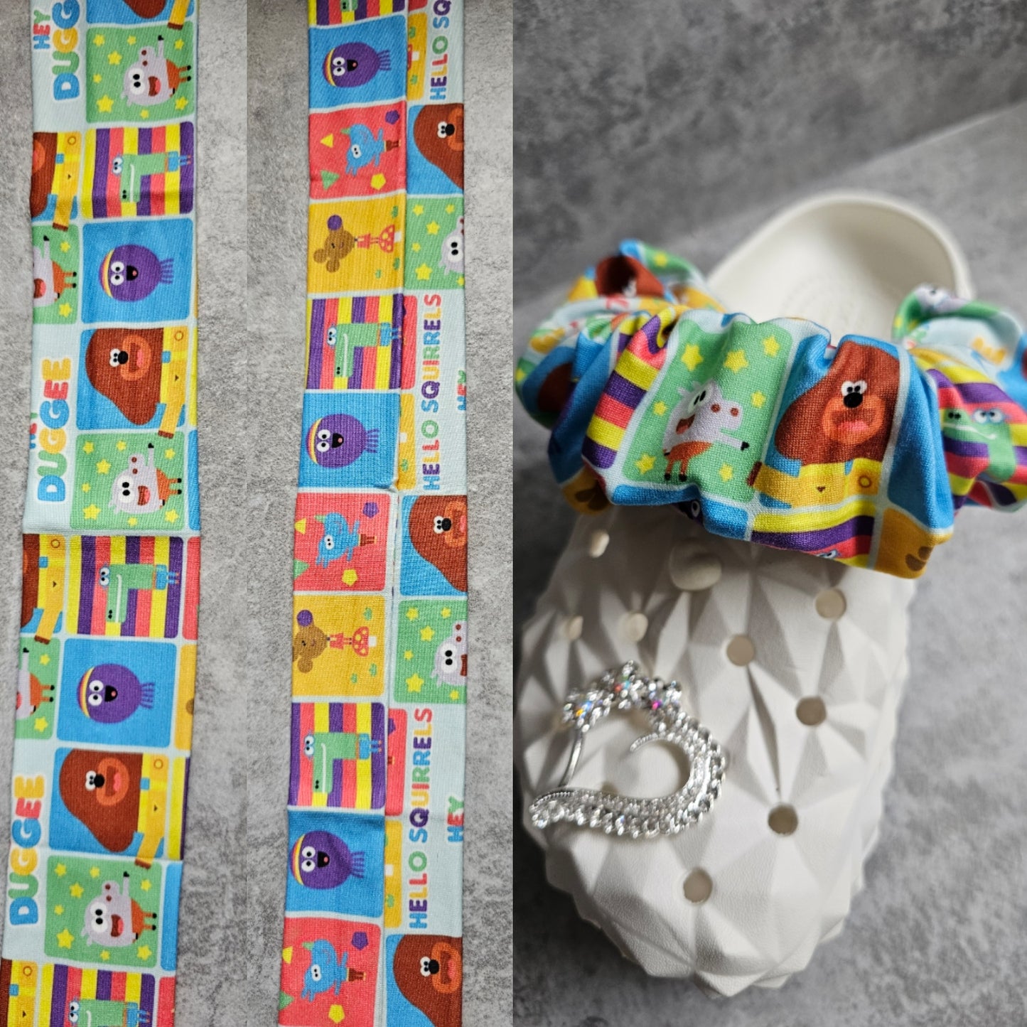 Hey duggee shoe strap covers - COME IN PAIRS