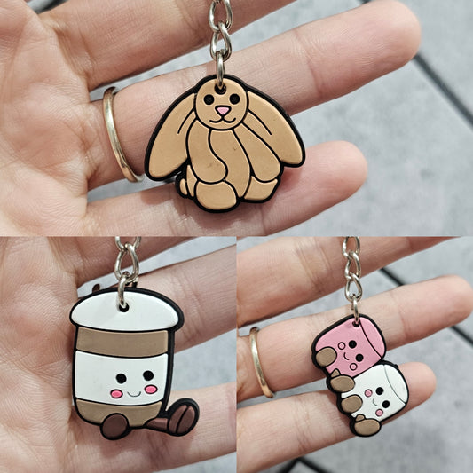 Cute teddy keyrings