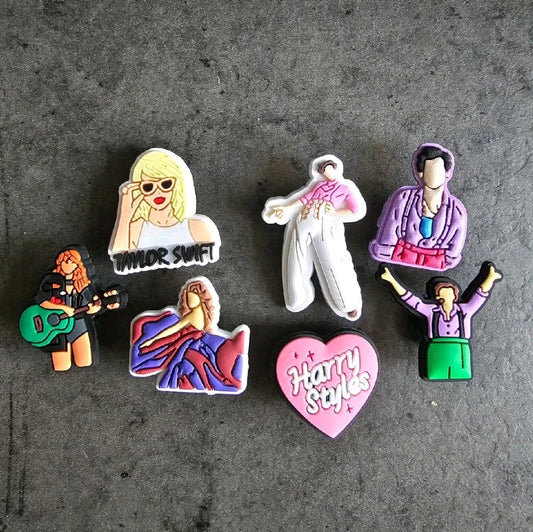 Harry and Taylor shoe charms