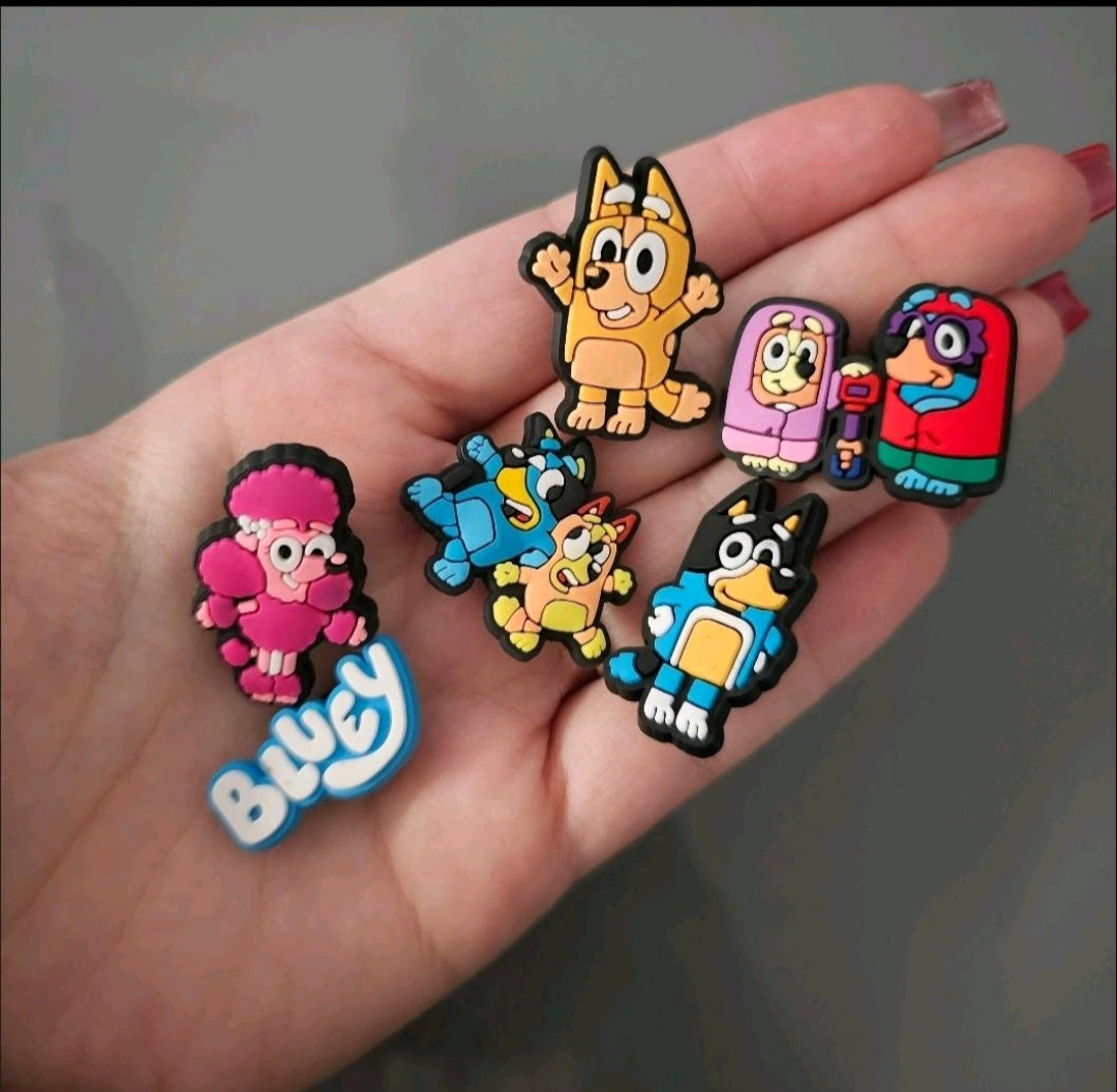 Bluey shoe charms