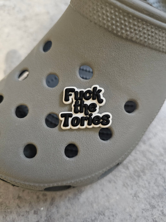 Fk the torries shoe charm