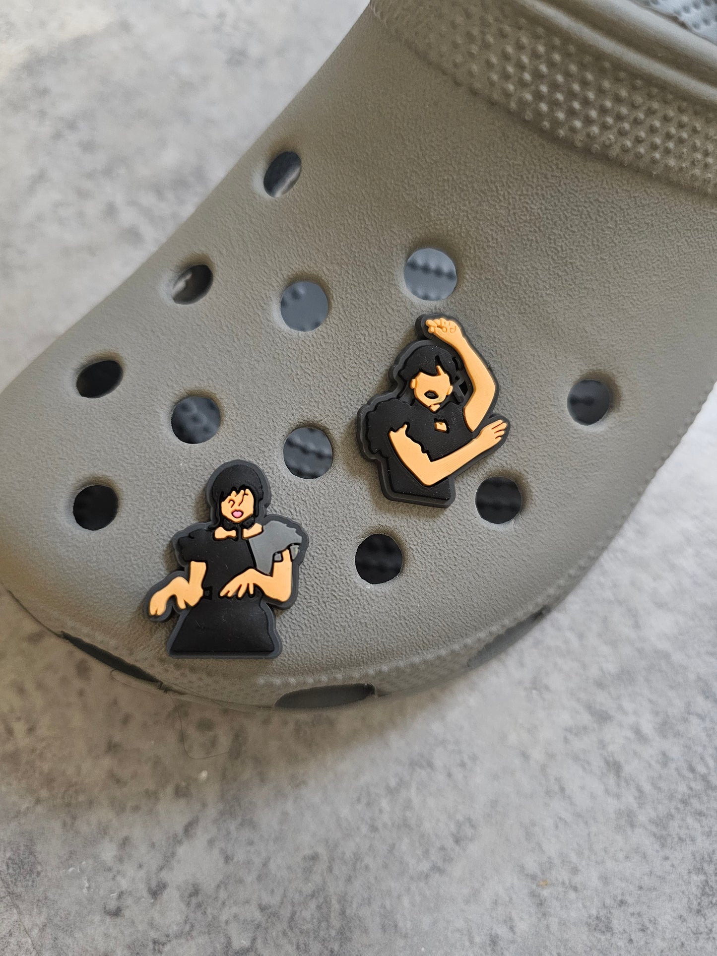 Wednesday shoe charms