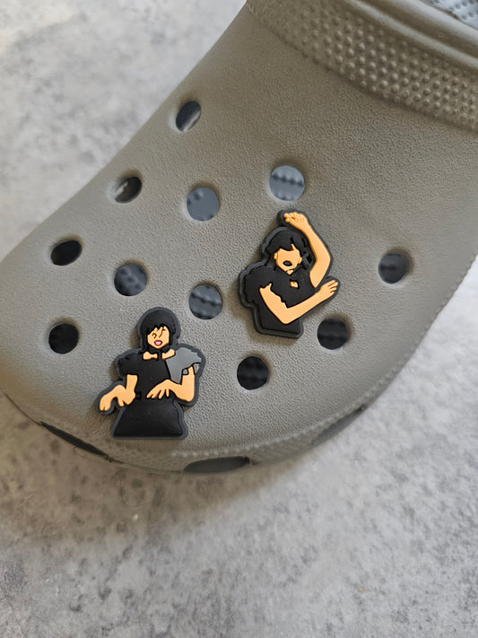 Wednesday shoe charms