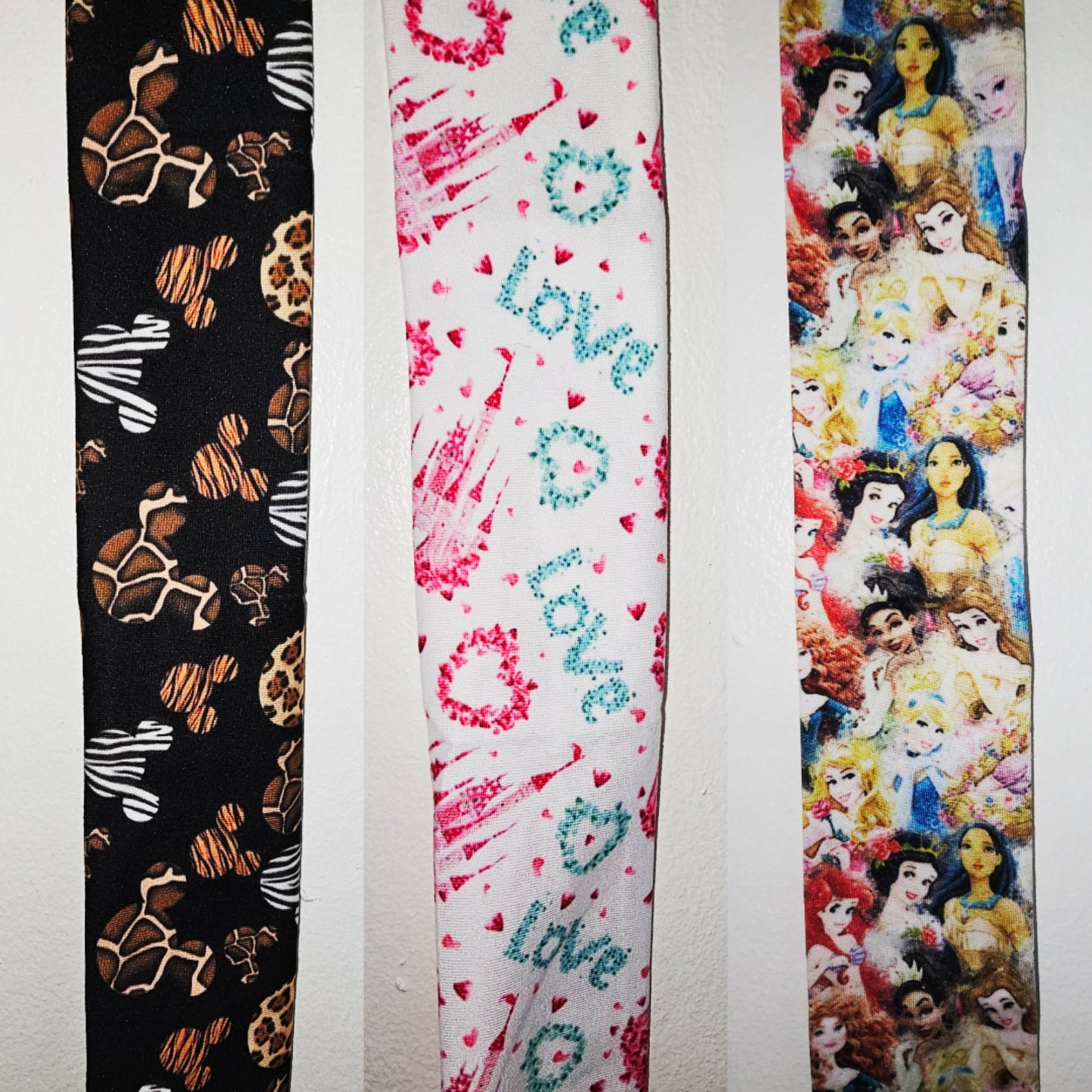 New Diznay shoe strap covers, shoe scrunchies. COME AS A PAIR!