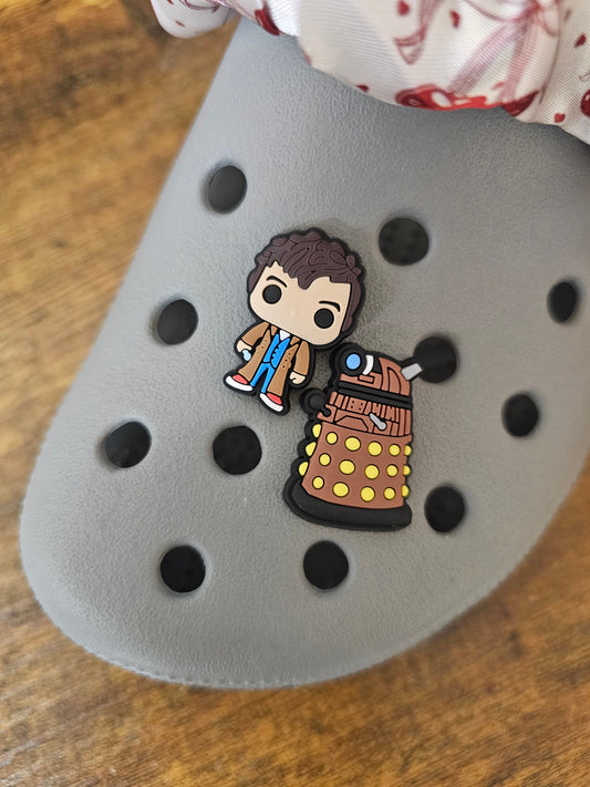 Doc Who shoe charms