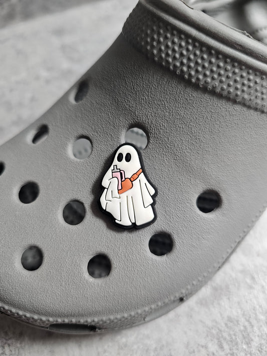 Ghost with tumblr shoe charm