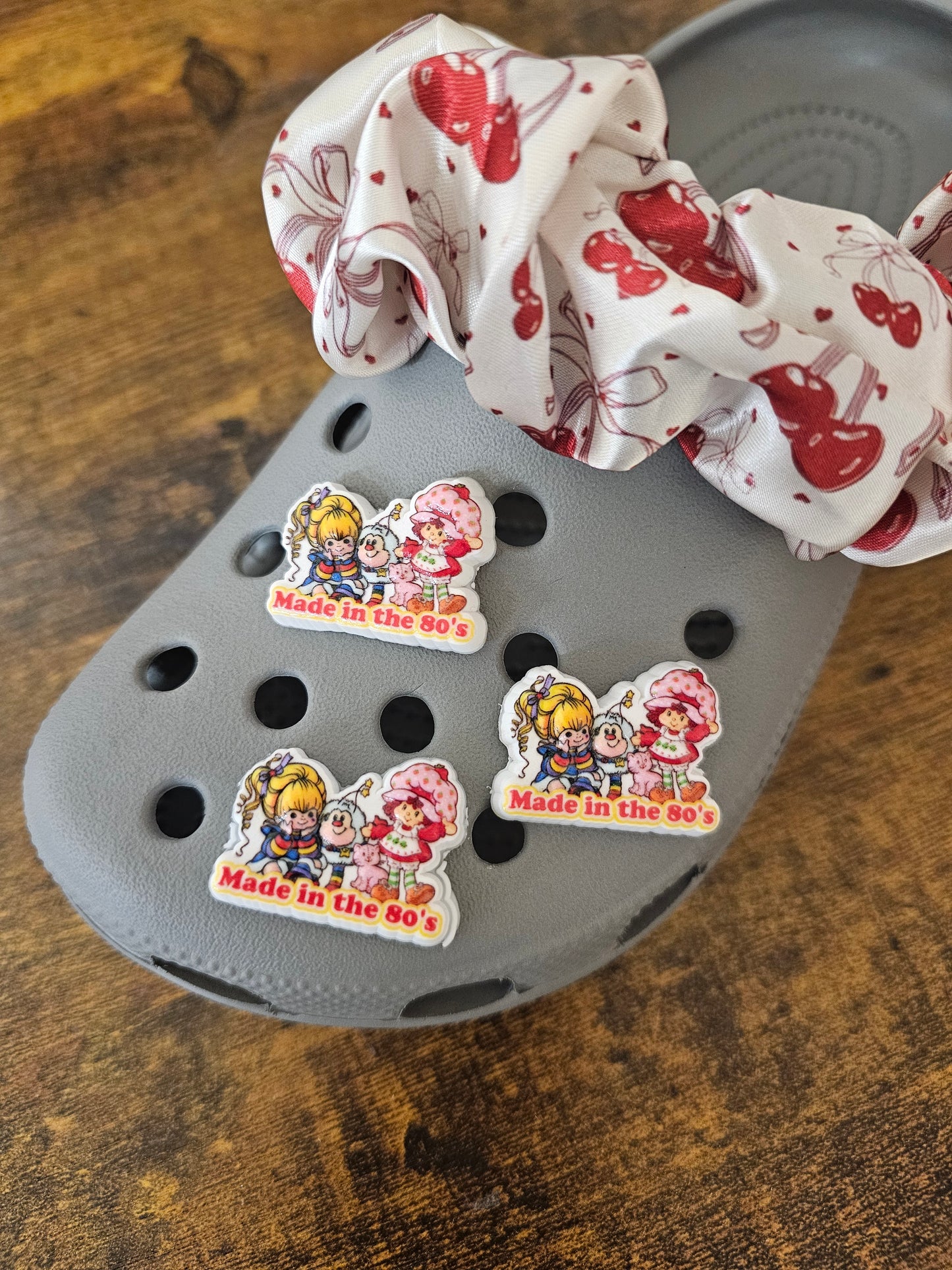 Made in the 80s shoe charm