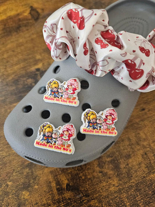 Made in the 80s shoe charm