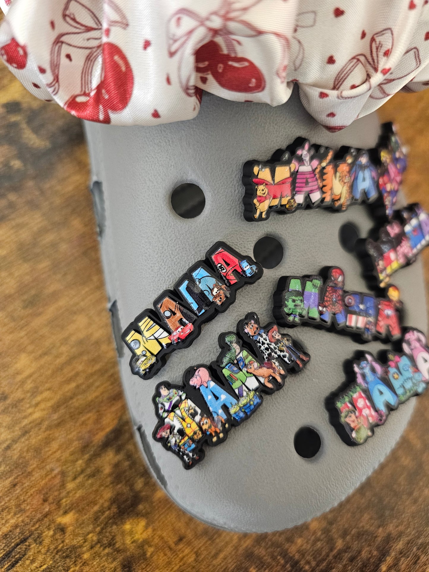 Mama Cartoon shoe charms