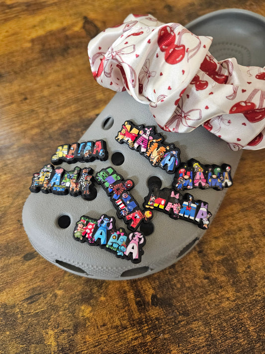 Mama Cartoon shoe charms
