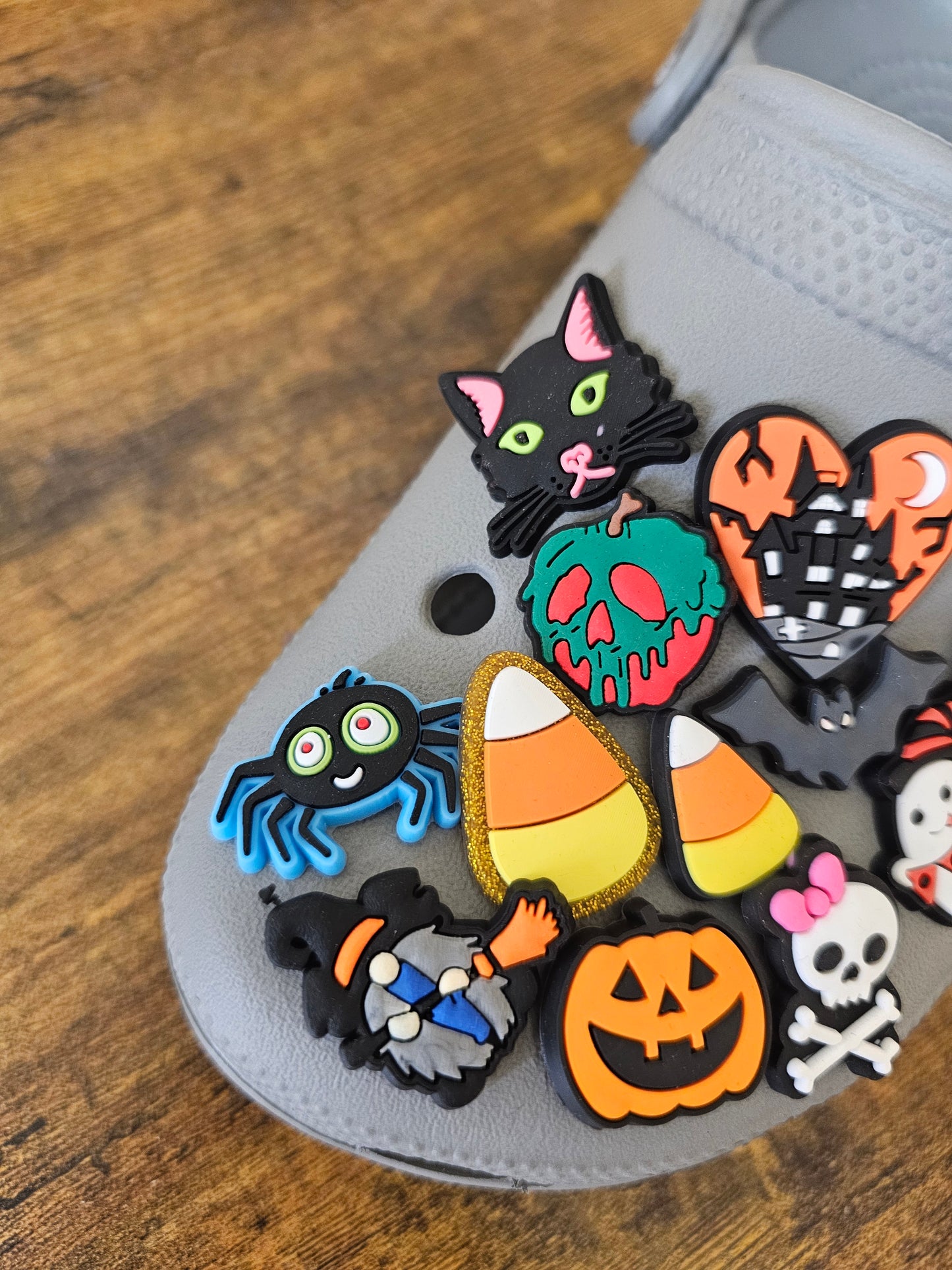 Halloween shoe charms