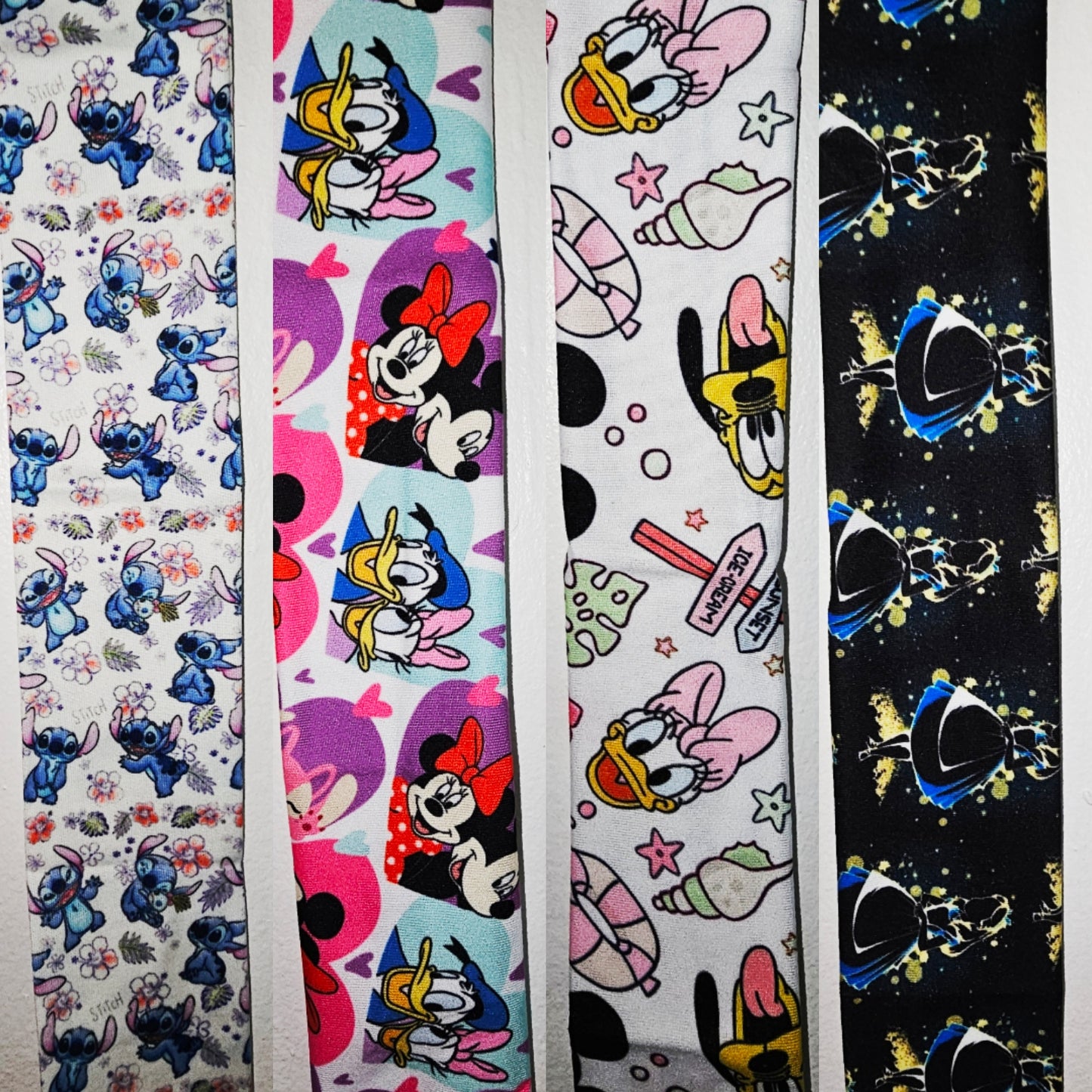 New Diznay shoe strap covers, shoe scrunchies. COME AS A PAIR!