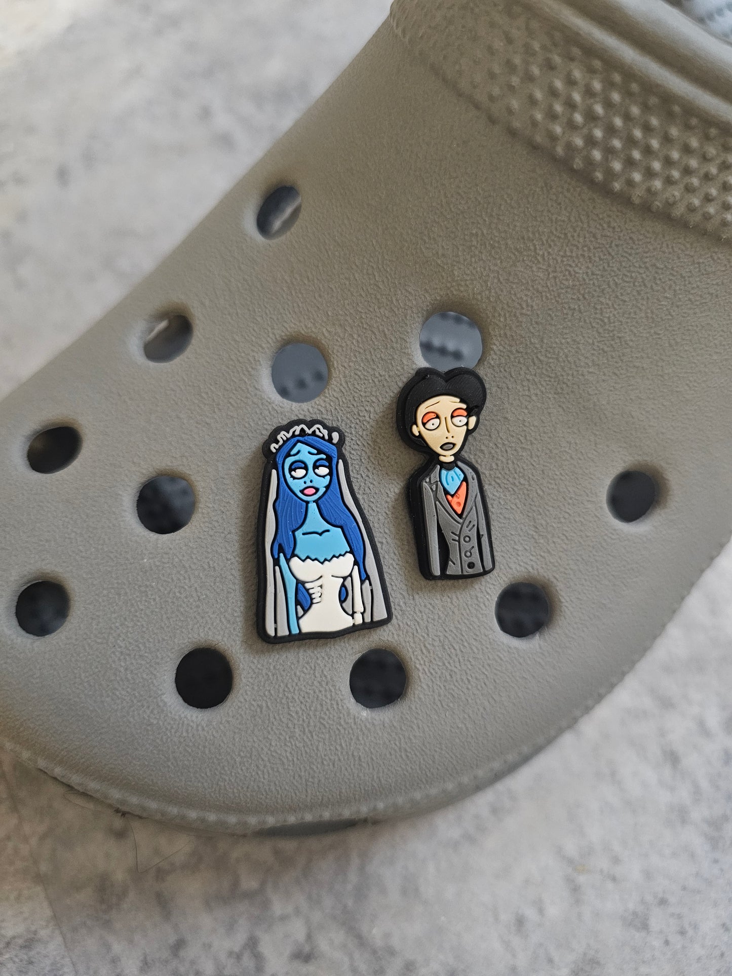 Corpse wife shoe charms