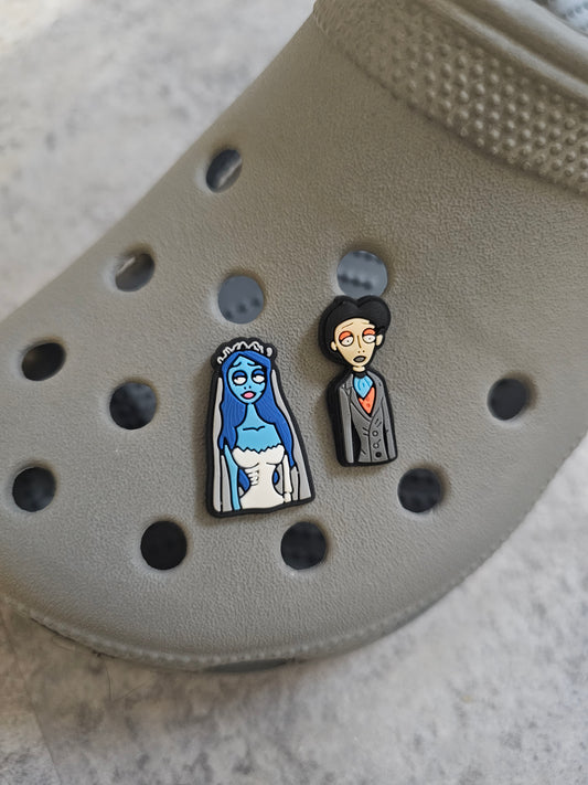 Corpse wife shoe charms