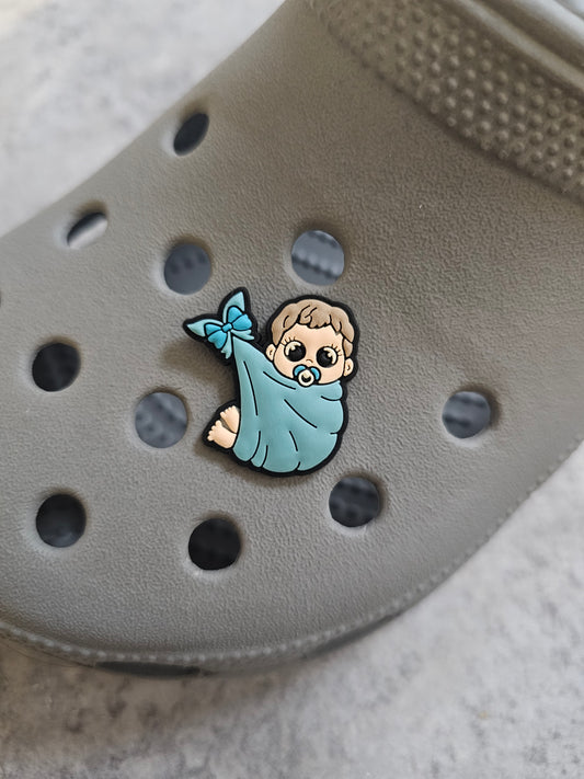 Baby boy shoe charm
