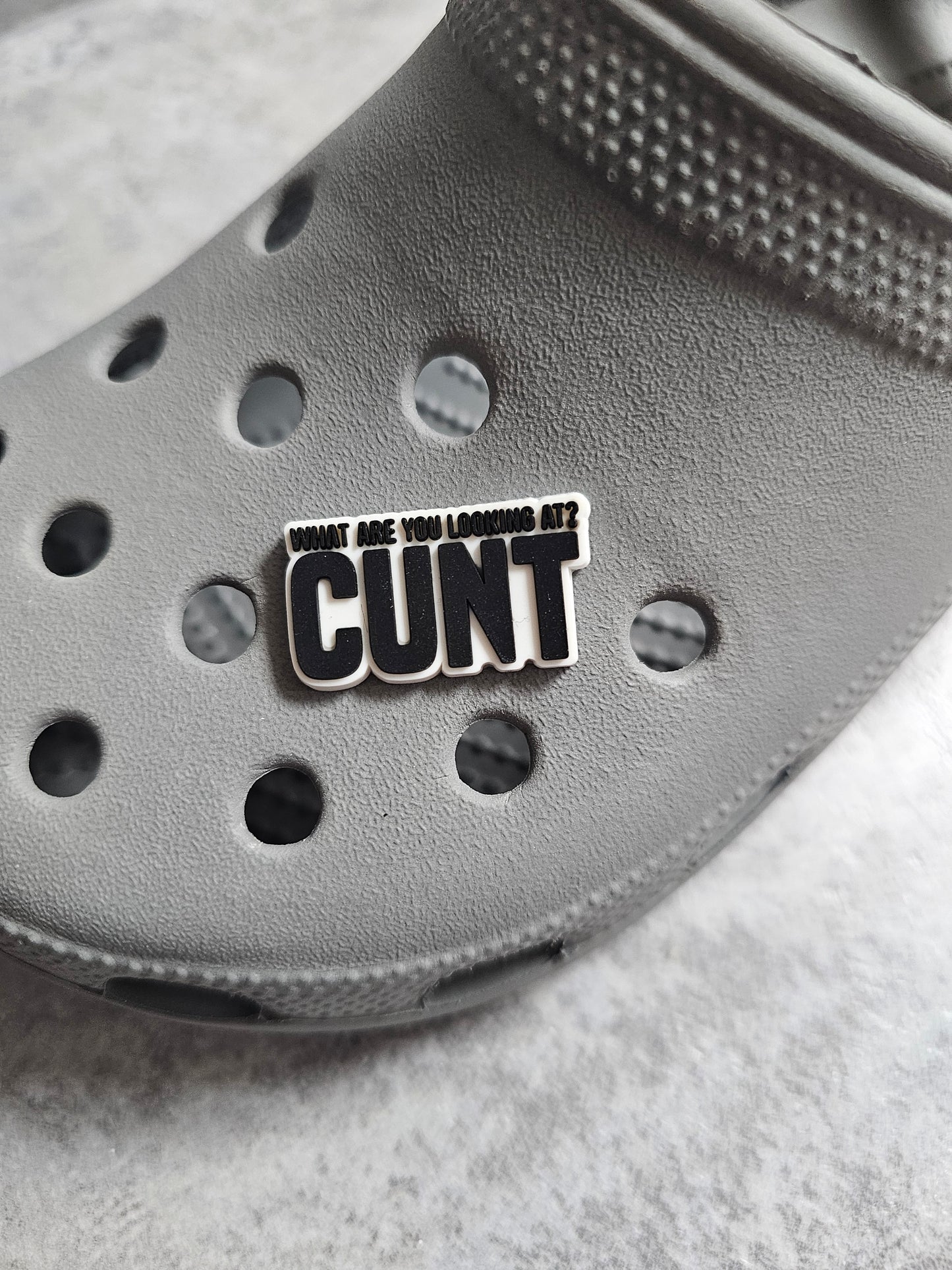 What are you looking at cnt shoe charm